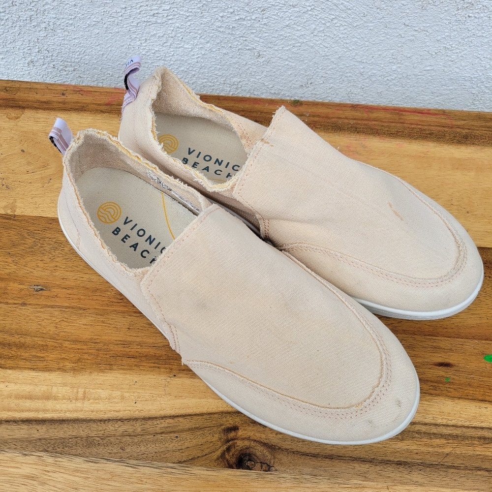 Vionic Beach Slip On Sneaker Canvas Shoes Women's Size 9.5 - Picture 9 of 16
